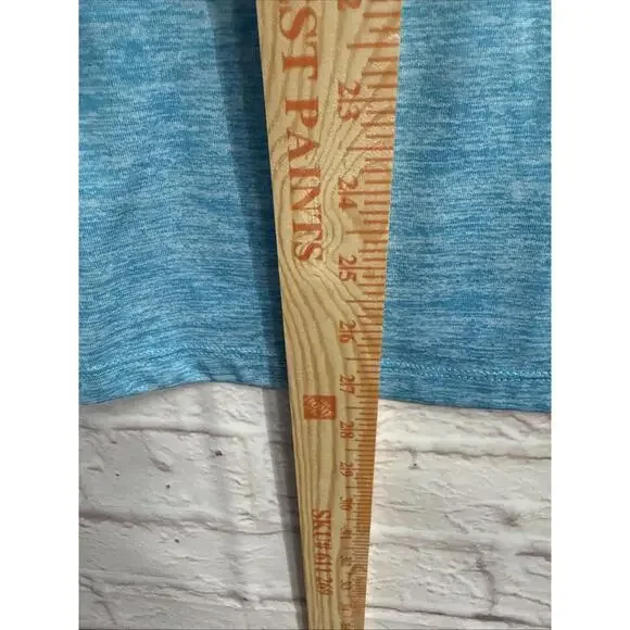 Women’s Size L Large Under Armour Heat Gear Heatgear Dri-Fit Blue t-Shirt  EUC - Picture 4 of 6